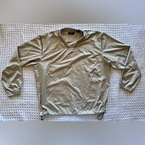 Callaway Golf X Series Pullover Windbreaker Jacket Tan Size XL